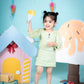 One Piece Dress Fur Finish with 3/4 th sleeves and  a stylish belt to add on