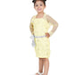 Pretty Party Wear with Net Shrug ,Sequins and Sequin Belt with Sequined Bow attached .