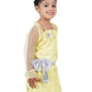 Pretty Party Wear with Net Shrug ,Sequins and Sequin Belt with Sequined Bow attached .