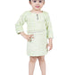 One Piece Dress Fur Finish with 3/4 th sleeves and  a stylish belt to add on