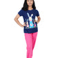 Premium Quality Cotton Hosiery Pyjama Set for Girls