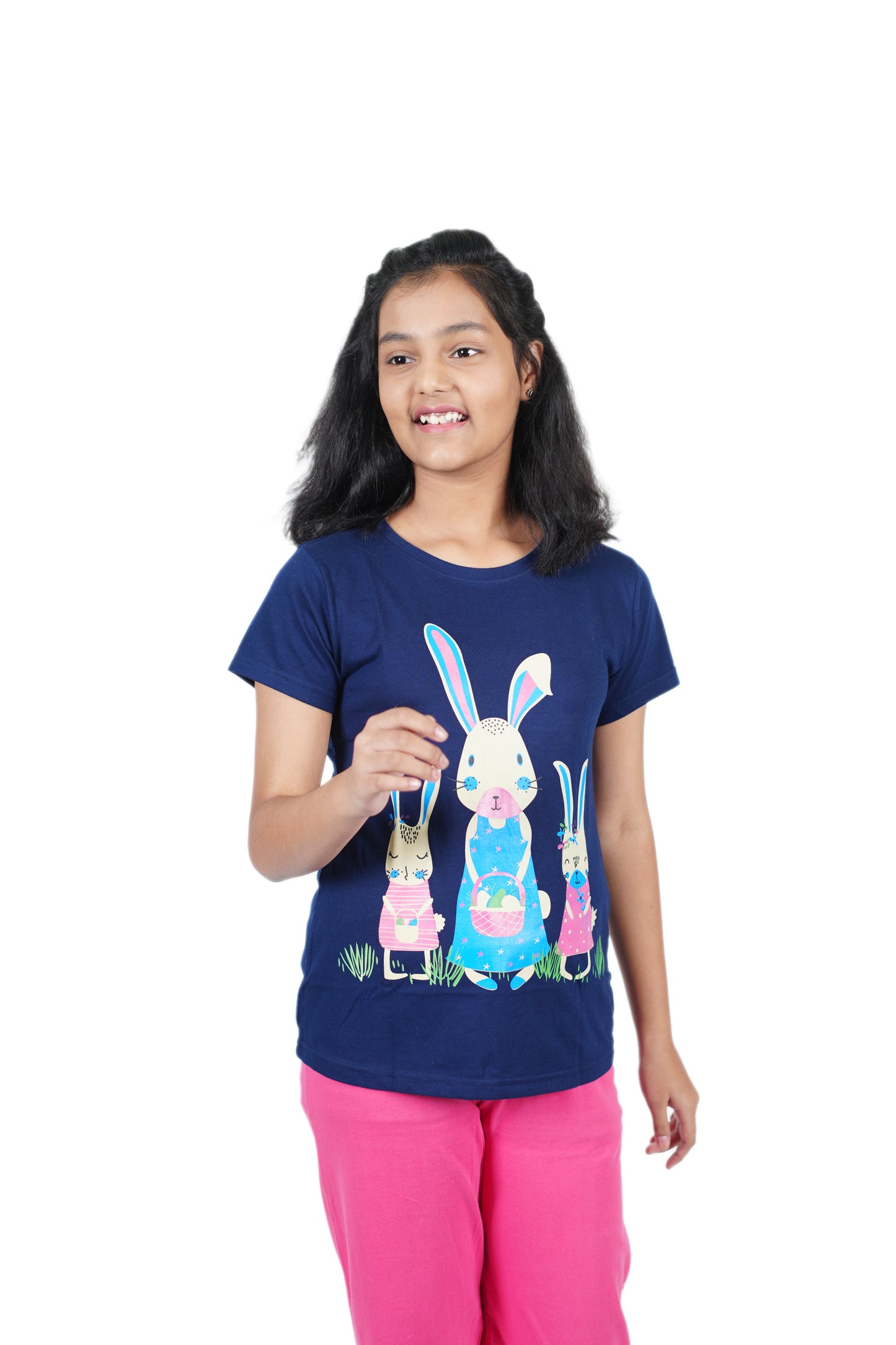 Premium Quality Cotton Hosiery Pyjama Set for Girls