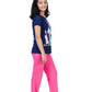 Premium Quality Cotton Hosiery Pyjama Set for Girls